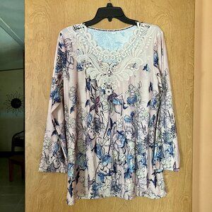 NWOT Boho top/bllouse